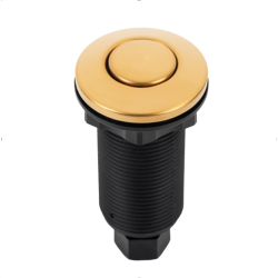 Пневмокнопка Bone Crusher вкл/выкл LONG AIR SWITCH (SHINY GOLD)