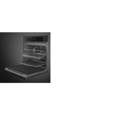 Электрический духовой шкаф с функцией пара и пиролиза SMEG SOP6204S2PB
