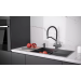 Мойка подстольный монтаж Paulmark NEXT-MULTI SINK 74 UNI вороненая сталь
