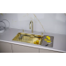 Мойка подстольный монтаж Paulmark NEXT-MULTI SINK 74 UNI светлое золото
