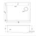 Врезная мойка EMAR EMB-660(TOP) White Elegant