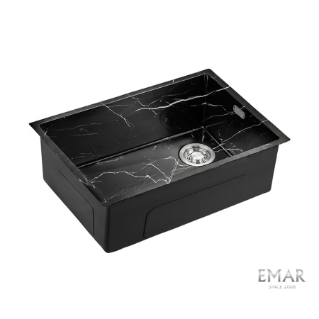 Мойка подстольного монтажа EMB-660(UN) Black Elegant