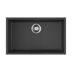 Мойка подстольный монтаж OMOIKIRI Tedori 66-U-BL Tetogranit/черный