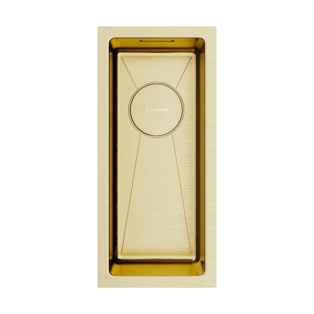 Мойка подстольный монтаж OMOIKIRI Taki 20-U/IF-LG светлое золото