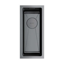 Мойка подстольный монтаж OMOIKIRI Taki 20-U/IF-GM вороненая сталь