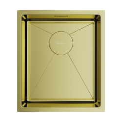 Мойка подстольный монтаж OMOIKIRI Taki 38-U/IF-LG светлое золото