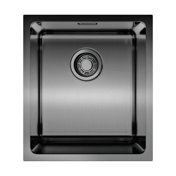 Мойка подстольный монтаж OMOIKIRI Tadzava 39-U/I-GM вороненая сталь