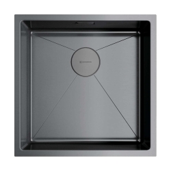 Мойка подстольный монтаж OMOIKIRI Taki 44-U/IF-GM вороненая сталь