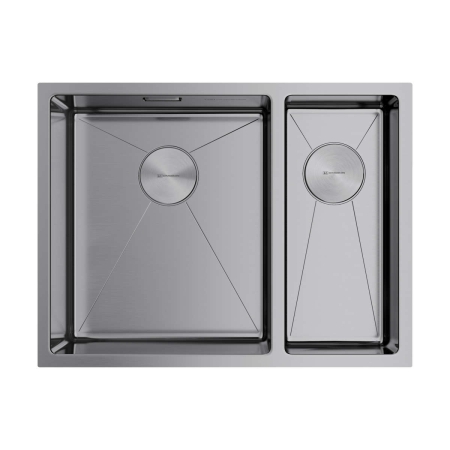 Мойка подстольный монтаж OMOIKIRI Taki 58-2-U/IF-IN-L нержавеющая сталь