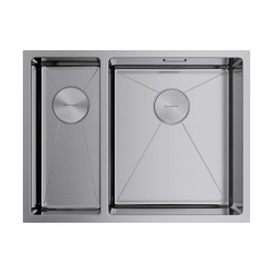 Мойка подстольный монтаж OMOIKIRI Taki 58-2-U/IF-IN-R нержавеющая сталь