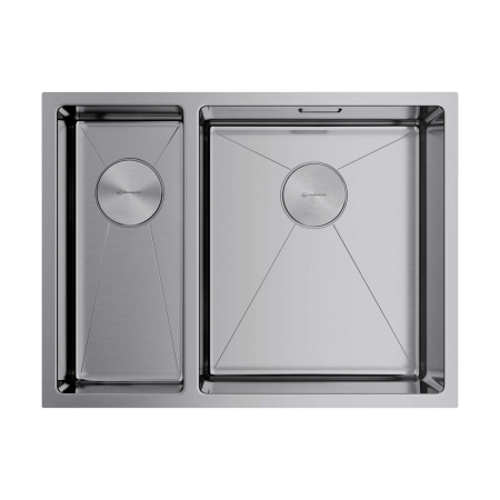 Мойка подстольный монтаж OMOIKIRI Taki 58-2-U/IF-IN-R нержавеющая сталь