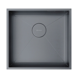 Мойка подстольный монтаж OMOIKIRI Kasen 48-26 GM вороненая сталь