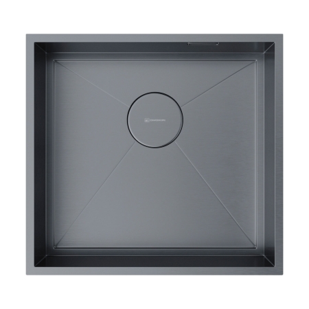 Мойка подстольный монтаж OMOIKIRI Kasen 48-26 GM вороненая сталь