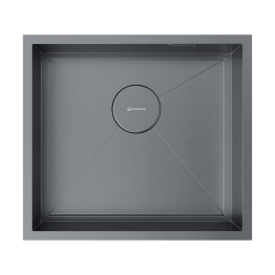 Мойка подстольный монтаж OMOIKIRI Kasen 49-16 INT GM вороненая сталь