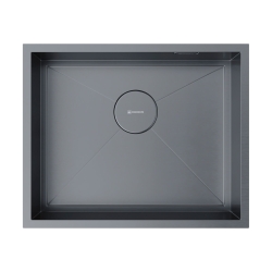 Мойка подстольный монтаж OMOIKIRI Kasen 54-16 INT GM вороненая сталь