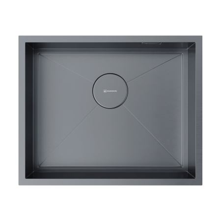 Мойка подстольный монтаж OMOIKIRI Kasen 54-16 INT GM вороненая сталь
