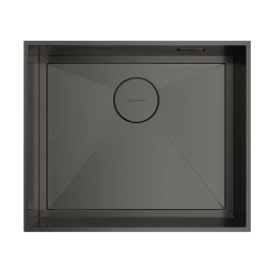 Мойка подстольный монтаж OMOIKIRI Kasen 53-26 INT GM вороненая сталь