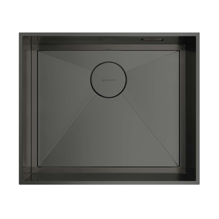 Мойка подстольный монтаж OMOIKIRI Kasen 53-26 INT GM вороненая сталь