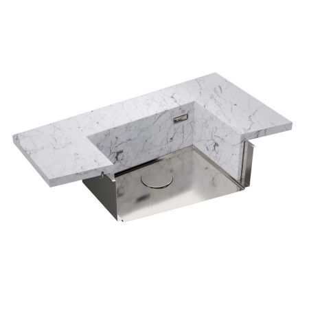 Мойка подстольный монтаж OMOIKIRI Kasen 53-26 INT GM вороненая сталь