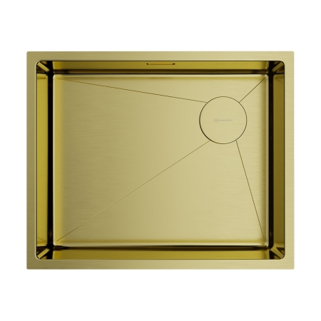Мойка подстольный монтаж OMOIKIRI Taki 54-U/IF-LG Side SF светлое золото