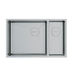 Мойка подстольный монтаж OMOIKIRI Taki 69-2-U/IF-IN-L нержавеющая сталь