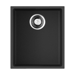 Мойка подстольный монтаж OMOIKIRI Bosen 38-U-BL Tetogranit/черный