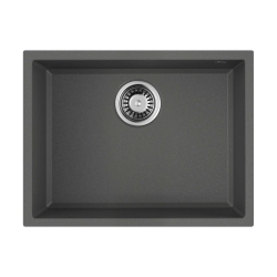 Мойка подстольный монтаж OMOIKIRI Tedori 54-U-PL Tetogranit/платина