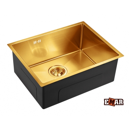 Мойка подстольный монтаж EMAR EMB-123 PVD Nano Golden