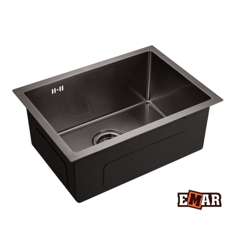 Мойка подстольный монтаж EMAR EMB-132 PVD Nano Dark