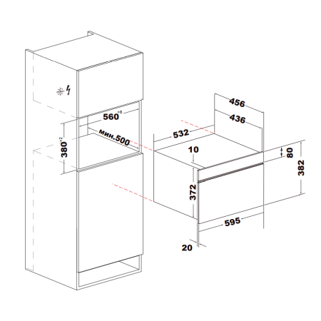 Встраиваемая микроволновая печь KUPPERSBERG HMW634B