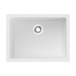 Мойка подстольный монтаж OMOIKIRI Okinoshima 61-U/I-WH Glossy Natceramic/белый глянцевый