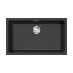 Мойка подстольный монтаж OMOIKIRI Okinoshima 76-U/I-BL Natceramic/черный