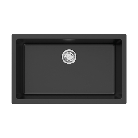Мойка подстольный монтаж OMOIKIRI Okinoshima 76-U/I-BL Natceramic/черный
