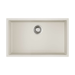 Мойка подстольный монтаж OMOIKIRI Tedori 66-U-WH Tetogranit/белый