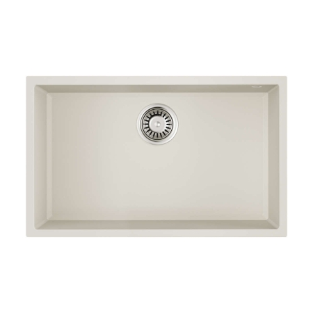 Мойка подстольный монтаж OMOIKIRI Tedori 66-U-WH Tetogranit/белый