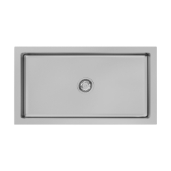 Мойка подстольный монтаж OMOIKIRI Mikura 83-SI Natceramic/silver