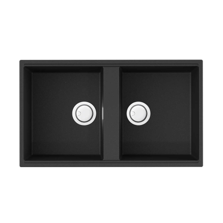 Мойка подстольный монтаж OMOIKIRI Kitagawa 83-2-U-GB Artceramic/графит