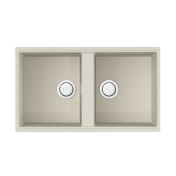 Мойка подстольный монтаж OMOIKIRI Kitagawa 83-2-U-WH Artceramic/белый