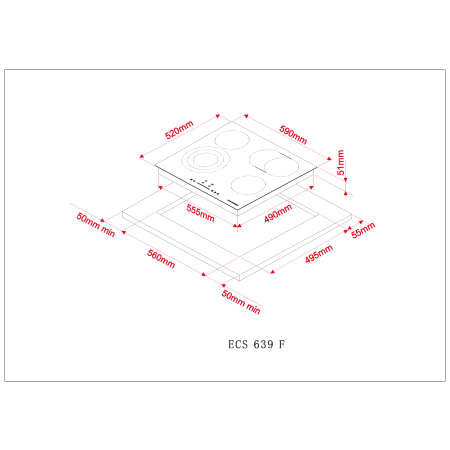 Электрическая варочная поверхность KUPPERSBERG ECS639F