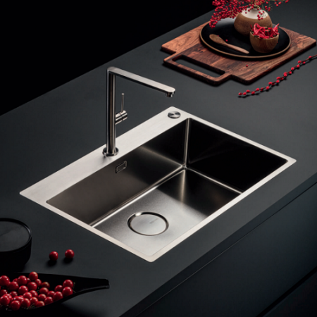 Мойка подстольный монтаж FALMEC COMO 50 GUN METAL PVD