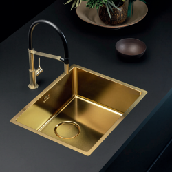 Мойка подстольный монтаж FALMEC COMO 50 GOLD PVD