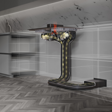 Индукционная варочная поверх.с интегрир. вытяжкой ASKO HIHD854MM