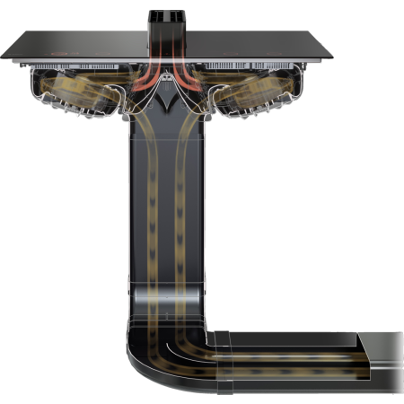 Индукционная варочная поверх.с интегрир. вытяжкой ASKO HIHD854MM