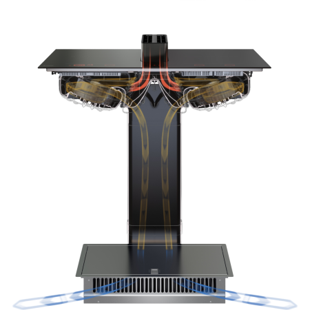 Индукционная варочная поверх.с интегрир. вытяжкой ASKO HIHD854MM