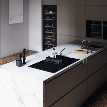 Индукционная варочная поверх.с интегрир. вытяжкой ASKO HIHD854MM