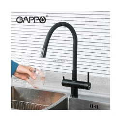 Смеситель 3 в 1 Gappo G4398-36 черный
