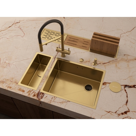 Мойка подстольный монтаж OMOIKIRI Taki 54-U/IF Side SF-GB графит