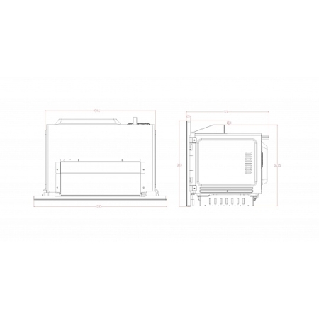 Встраиваемая микроволновая печь KORTING KMI827GB