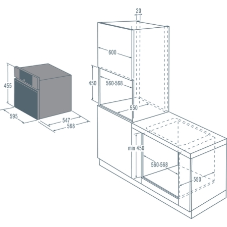 Компактный духовой шкаф с функцией пара ASKO OCS8478GG