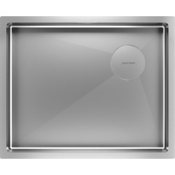 Мойка подстольный монтаж Paulmark NEXT-SKEW 54UNI брашированная нержавеющая сталь